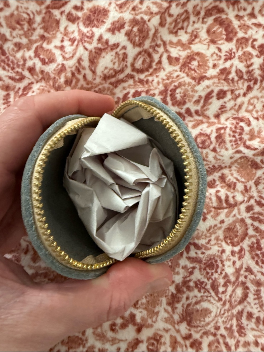 Portland Leather Nimbus Fortune Cookie Keychain - Picture 3 of 4